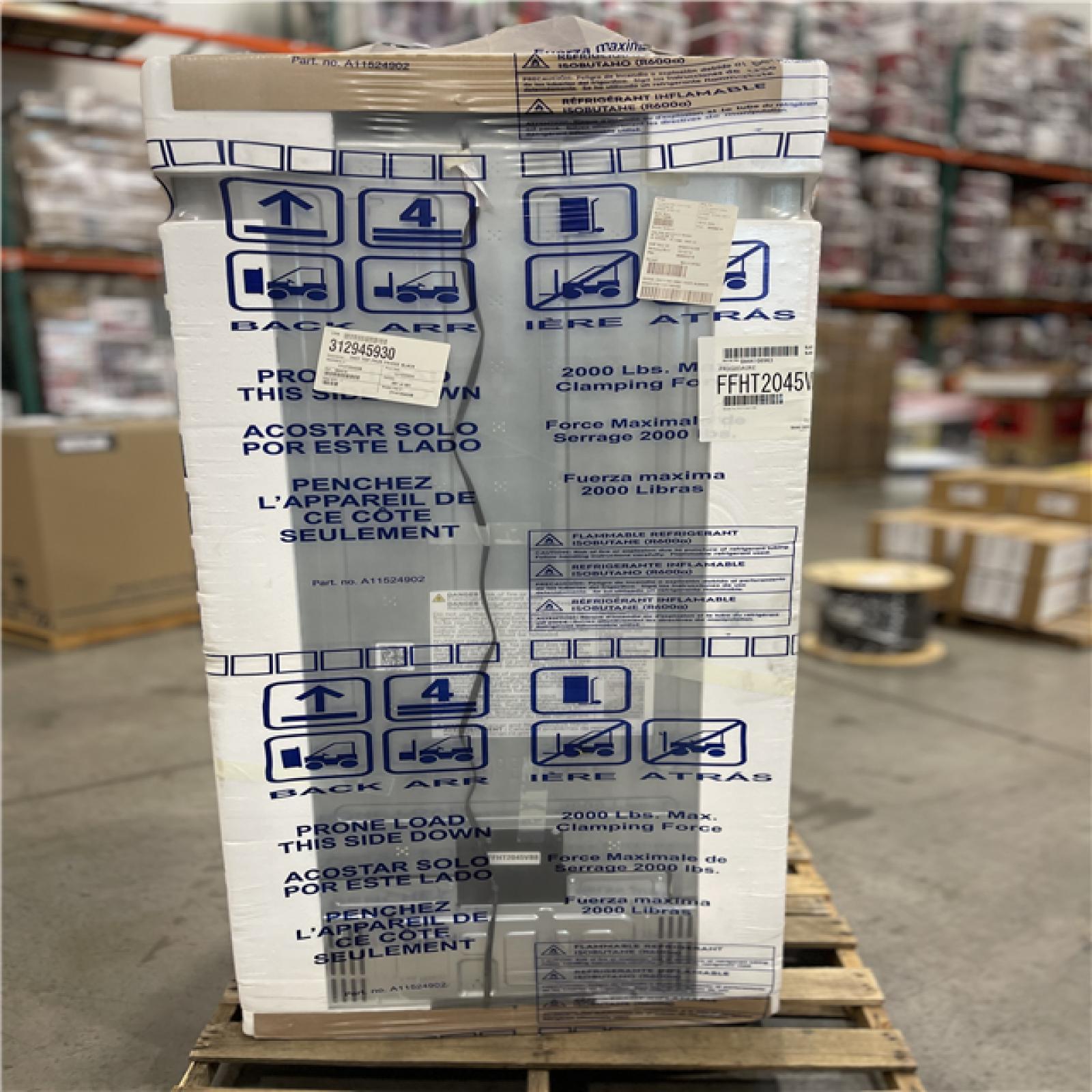 DALLAS LOCATION- NEW! Frigidaire - 20 Cu. Ft. Garage Ready Top Freezer Refrigerator - Black