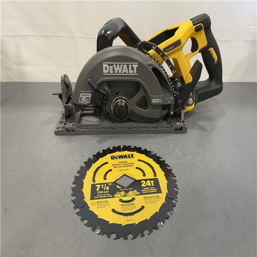AS-IS - DEWALT FLEXVOLT 60V MAX Cordless Brushless 7-1/4 in. Wormdrive Style Circular Saw