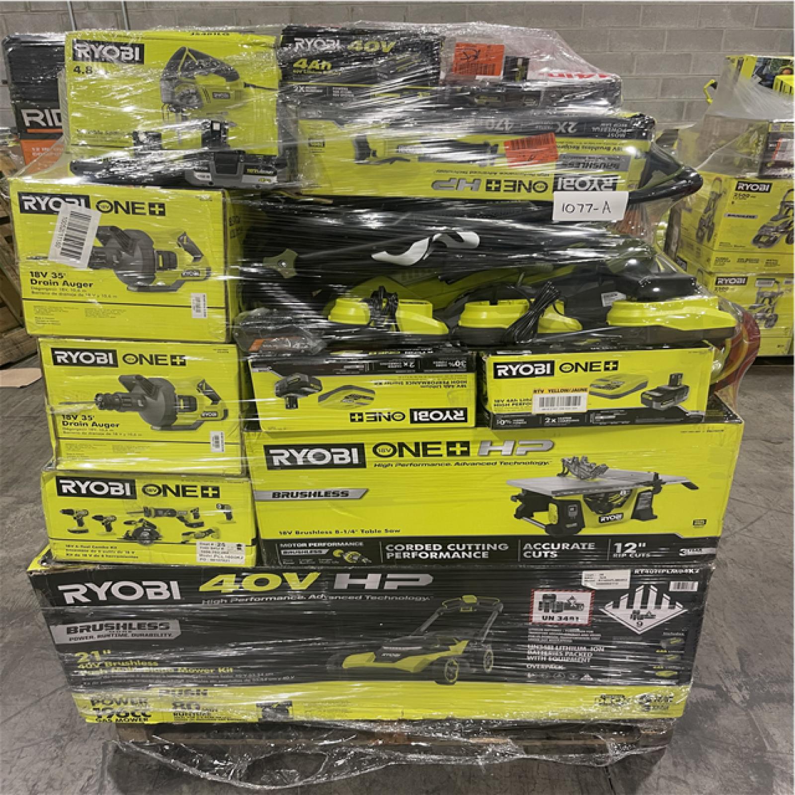 Pittston Location As-Is Power Tools Partial Truckload (11 Pallets) 1077-A