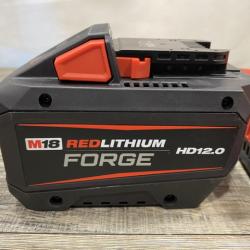 LIKE NEW - Milwaukee 18-Volt Lithium-Ion REDLITHIUM FORGE Starter Kit with 12. 0Ah Battery and Charger