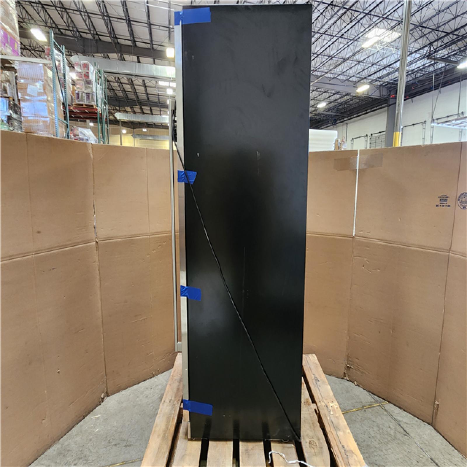 Phoenix LIKE NEW Yeego 24 in. Freestanding Dual Zone 77-Wine Bottles and 182-Cans Beverage and Wine Cooler in Stainless Steel (Right-Hinged)