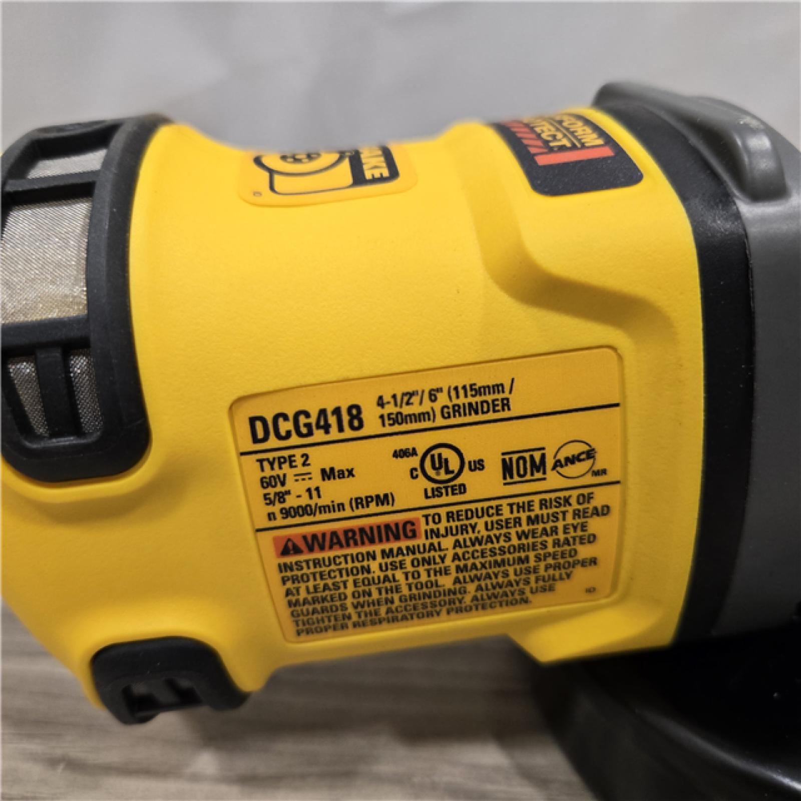 AS-IS DEWALT 60V MAX Cordless Small Angle Grinder (Tool Only)