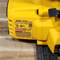 HOUSTON LOCATION - AS-IS (APPEARS LIKE NEW) DEWALT FLEXVOLT 60V MAX Cordless Brushless 7-1/4 in. Wormdrive Style Circular Saw (Tool Only)