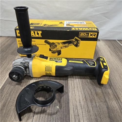 GOOD DeWalt DCG405B 20V Max XR 4.5-Inch Slide Switch Small Angle Grinder (Tool Only)