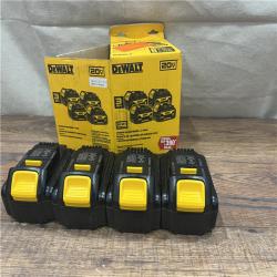 AS-IS DEWALT 20V Max 3Ah Battery 4 Pack