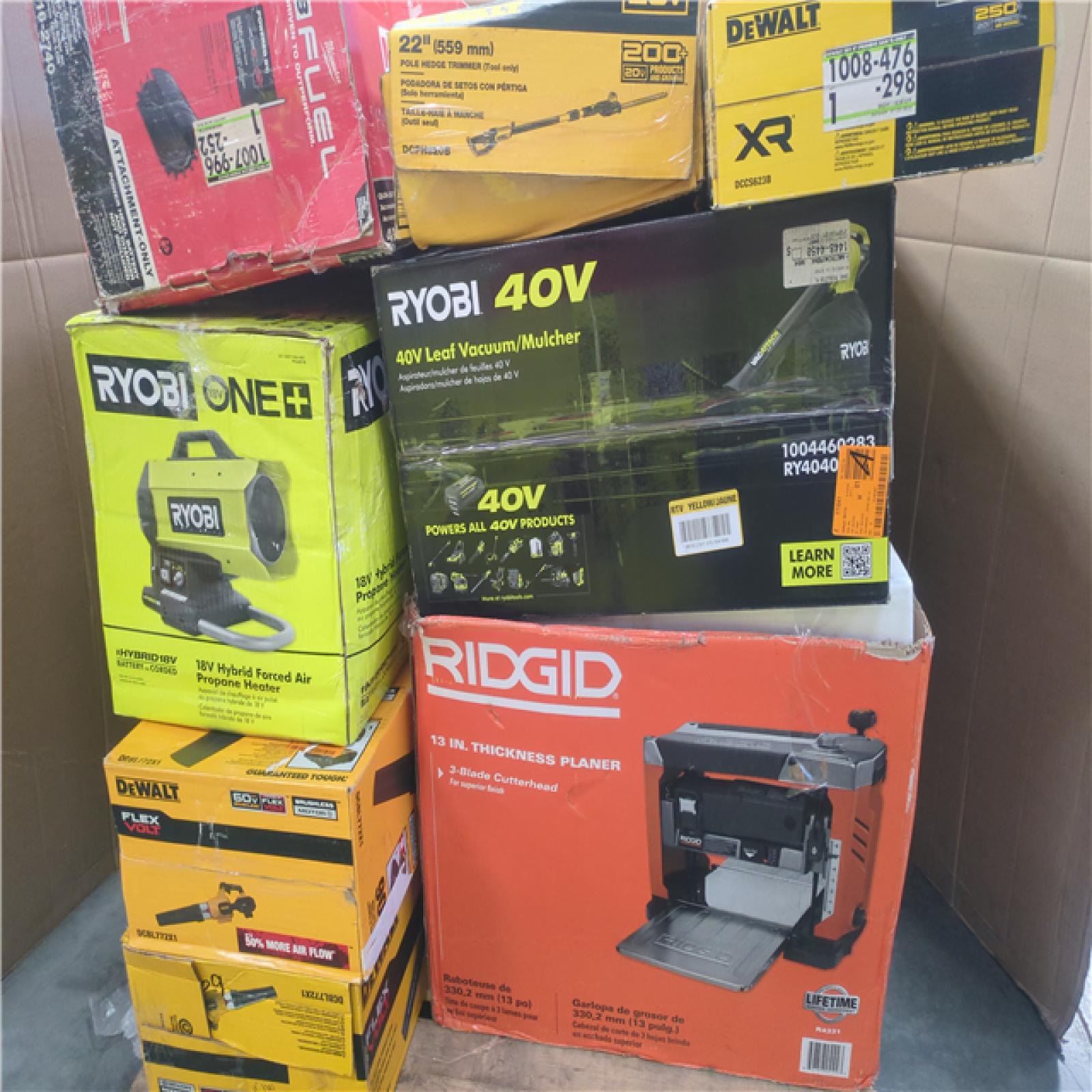 CALIFORNIA AS-IS TOOL PALLET