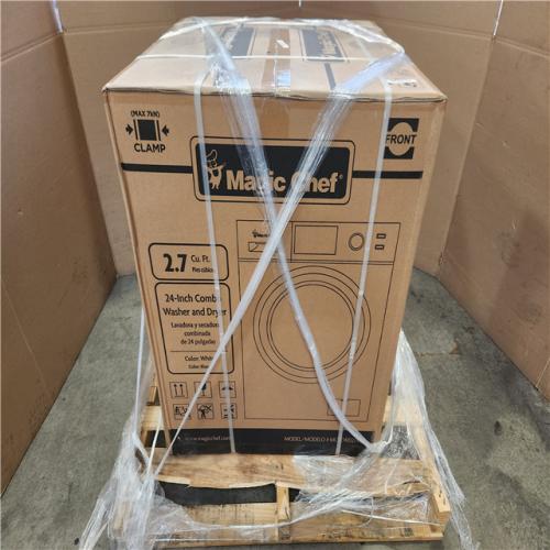 Phoenix NEW Magic Chef 23.4 in. 2.7 cu. ft. White All in One Ventless and Washer Dryer Combo (SEALED)