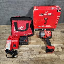 HOUSTON LOCATION - AS-IS Milwaukee FUEL 18V Lithium-Ion Brushless Cordless 1/2 in. Impact Wrench w/Friction Ring Kit