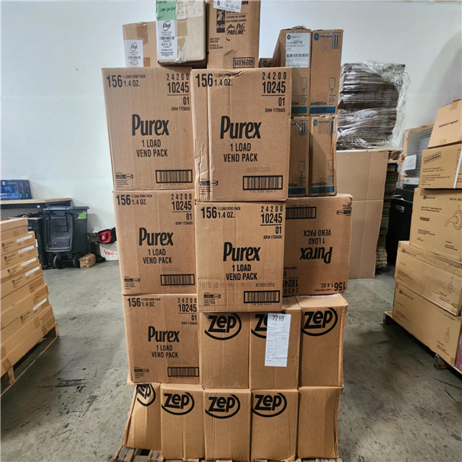Phoenix AS-IS Mixed Pallet of Cleaning Detergents, Soaps and Dispensers