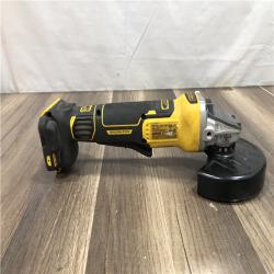 AS-IS DEWALT 20V XR Cordless 4-1/2. in. to 5 in. Variable Speed Angle Grinder (Tool Only)