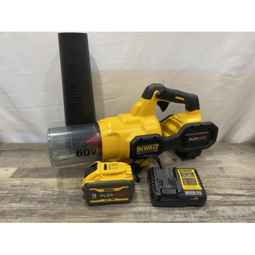 AS-IS DEWALT FLEXVOLT 60V MAX 125 MPH 600 CFM Brushless Cordless Battery Powered Blower Kit