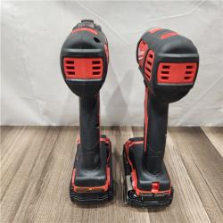 AS-IS- Milwaukee 18V Cordless Brushed 2-Tool Drill/Driver and Impact Driver Kit