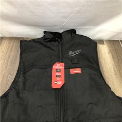 AS-IS Milwaukee Men's Medium 12V Lithium-Ion Cordless AXIS Black Heated Vest Kit