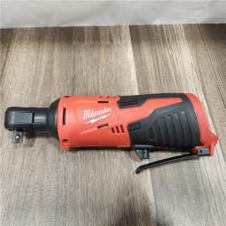AS-IS- MILWAUKEE .38 in. M12 Cordless Ratchet (Tool-Only)