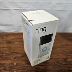 NEW! Ring - Battery Doorbell Smart Wifi Video Doorbell - Battery-Powered with Head-to-Toe Video, Live View, and Two-Way Talk - Satin Nickel