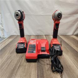 AS-IS- Milwaukee M18 Compact Brushless 2-Tool Combo Kit