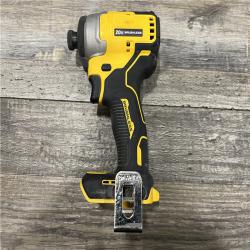 AS-IS DEWALT Atomic 20V Max Lithium-Ion Brushless Cordless Compact 1/4 in. Impact Driver Kit