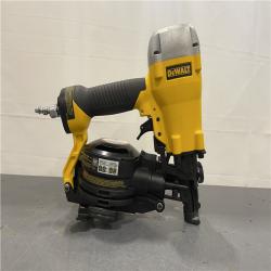 AS-IS - DeWalt 1-3/4 in. 15 Degree Pneumatic Coil Roofing Nailer
