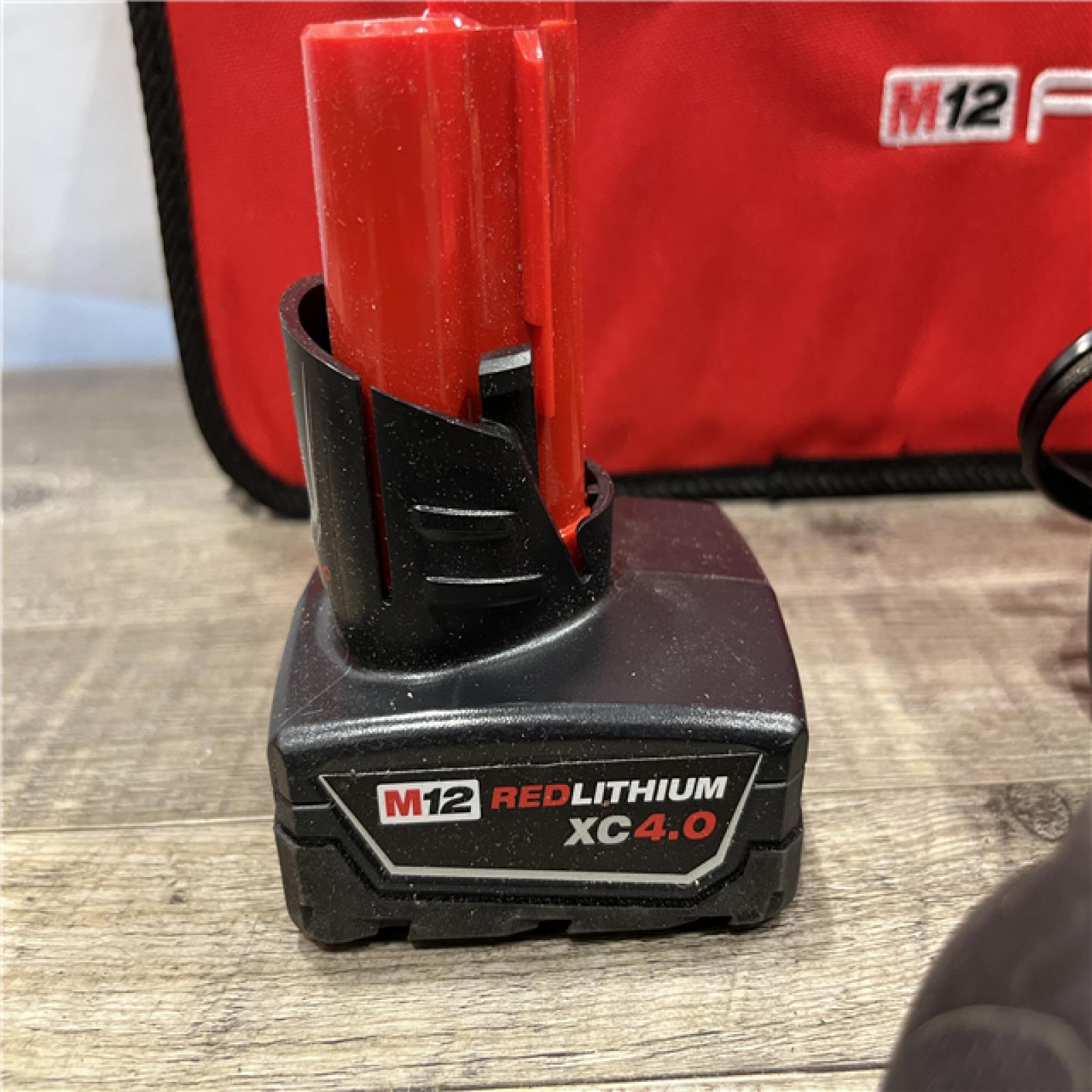 AS-IS Milwaukee FUEL 12V Lithium-Ion Brushless Cordless HACKZALL Reciprocating Saw Kit