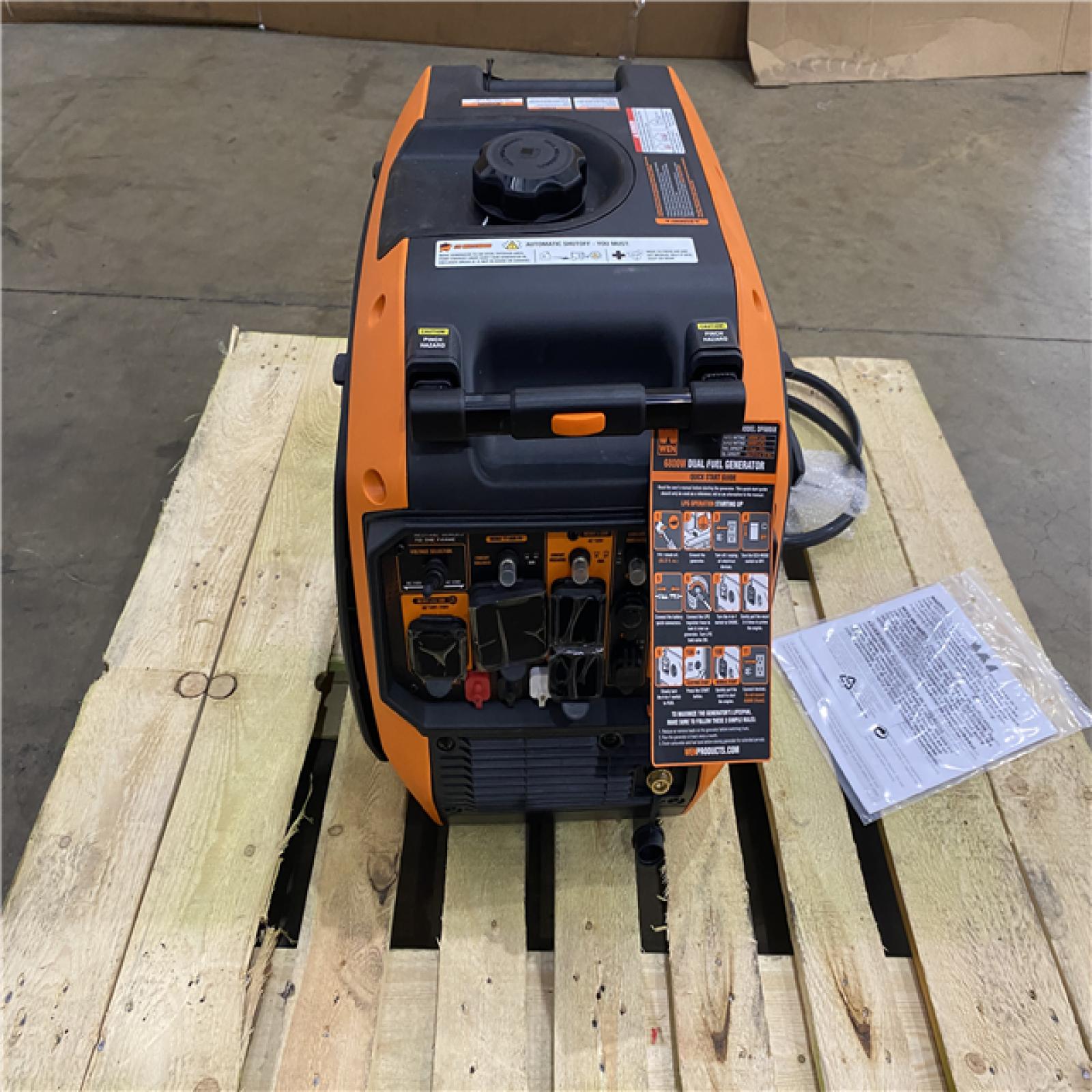 Houston Location AS IS - Inverter Generater 6800 Watt