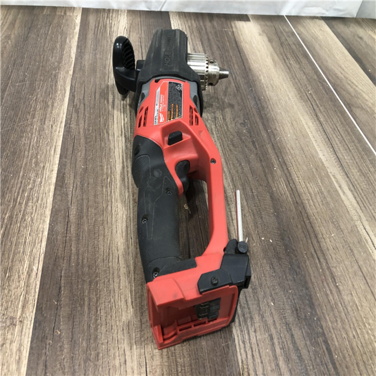 AS-IS Milwaukee FUEL GEN II 18V Lithium-Ion Brushless Cordless 1/2 in. Hole Hawg Right Angle Drill (Tool-Only)