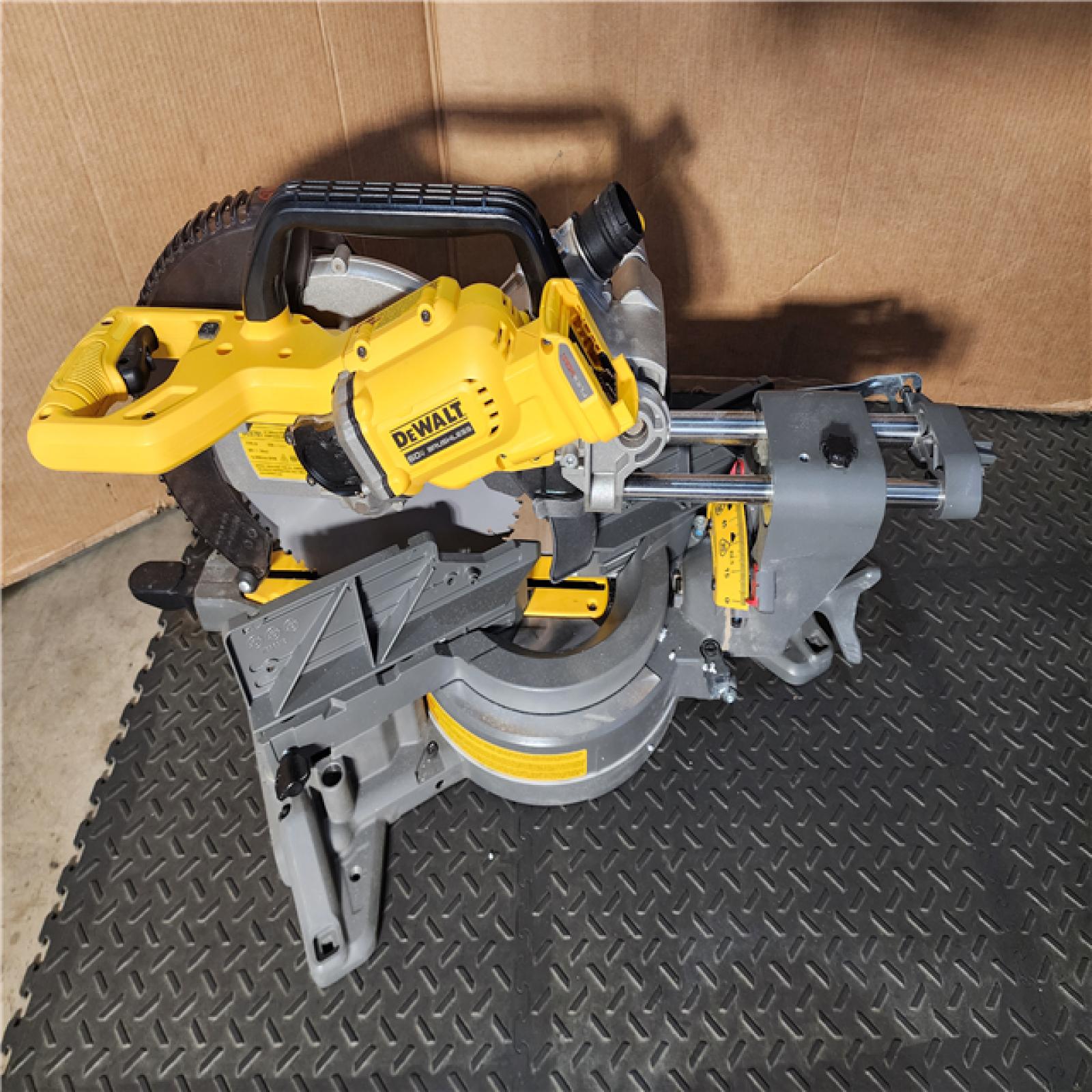 HOUSTON LOCATION - AS-IS DEWALT 60V Lithium-Ion 12 in. Cordless Sliding Miter Saw (Tool Only)