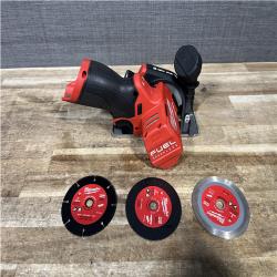 Houston Location AS-IS Milwaukee FUEL 12V Lithium-Ion Brushless Cordless 3 in. Cut Off Saw (Tool-Only)