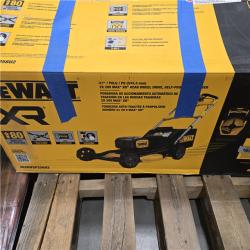 GOOD- DEWALT 2x20V MAX 21 in. Cordless Battery Powered Self Propelled Lawn Mower Kit with (2) 10 Ah Batteries and Chargers