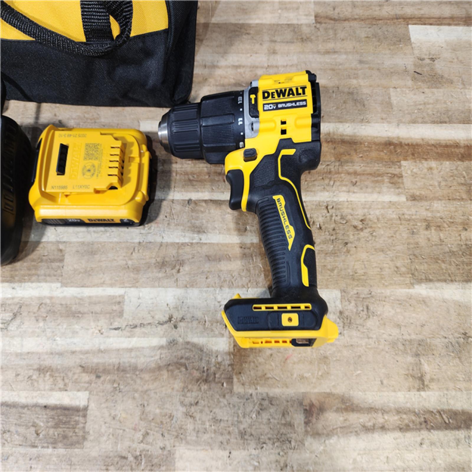 HOUSTON LOCATION - AS - IS DEWALT ATOMIC 20V Lithium-Ion Cordless 1/2 in. Hammer Drill Kit