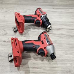 AS-IS Milwaukee 18V Lithium-Ion Brushless Cordless Compact Drill/Impact Combo Kit