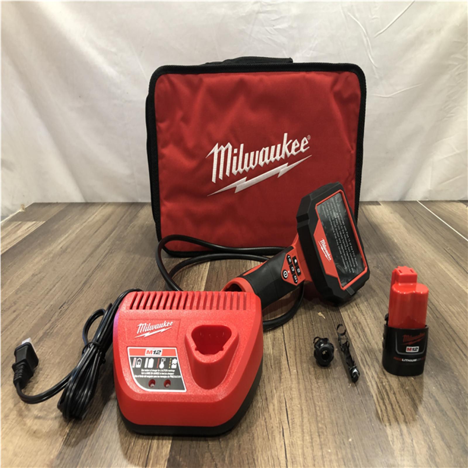 AS-IS Milwaukee 12V Lithium-Ion Cordless M-SPECTOR 360-Degree 4 ft. Inspection Camera Kit