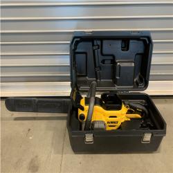 AS-IS DEWALT FLEXVOLT 60-Volt MAX 20 in. Brushless Cordless Battery Powered Chainsaw and Case (Tool with Case Only)