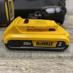AS-IS DEWALT 20V MAX XR 16-Gauge Electric Cordless Angled Finishing Nailer Kit