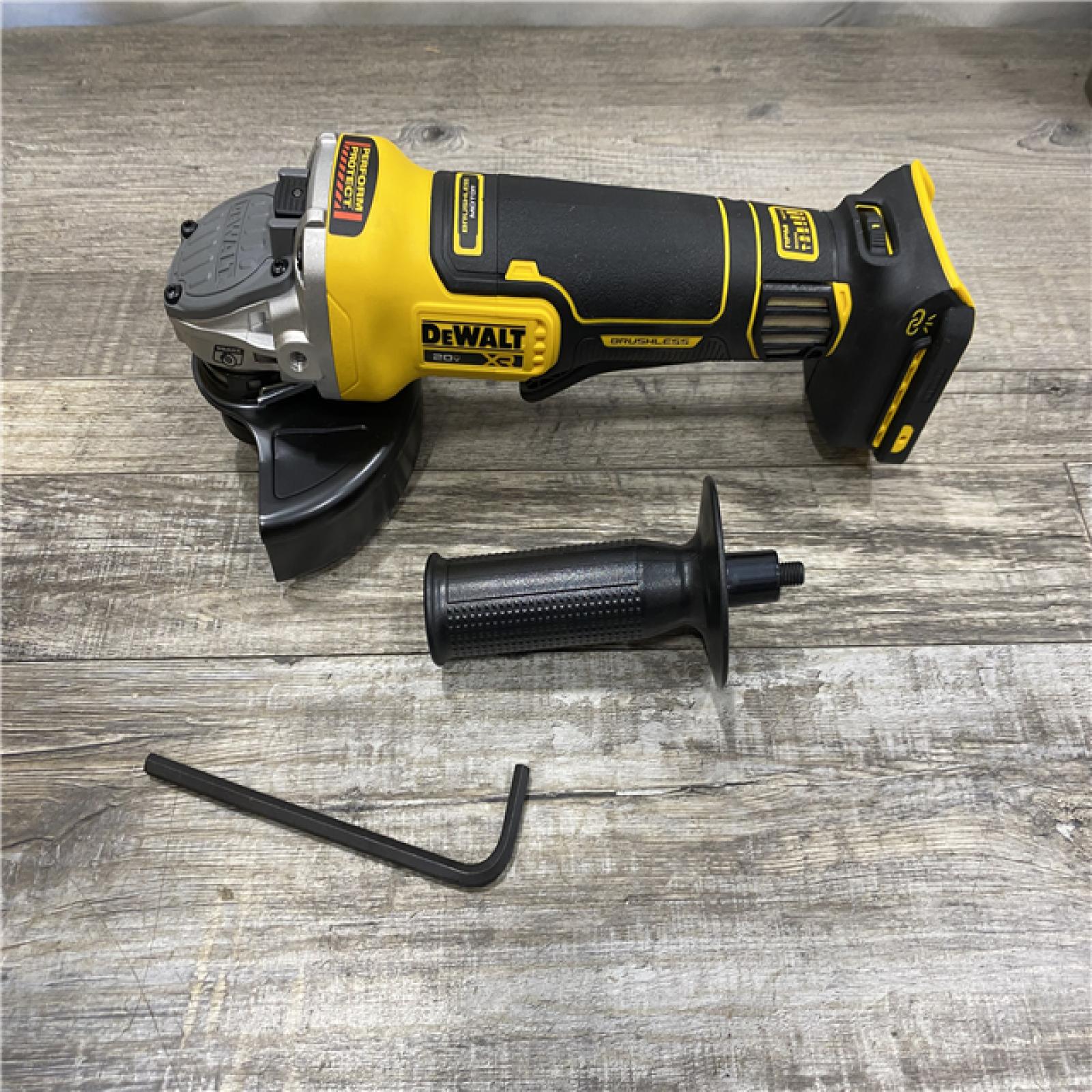 AS-IS DEWALT 20V XR Cordless 4-1/2. in. to 5 in. Variable Speed Angle Grinder (Tool Only)