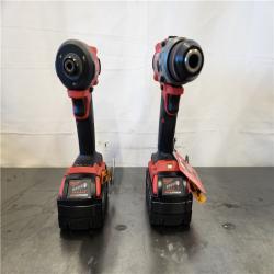 AS-IS- Milwaukee FUEL 18V Lithium-Ion Brushless Cordless Hammer Drill and Impact Driver Combo Kit