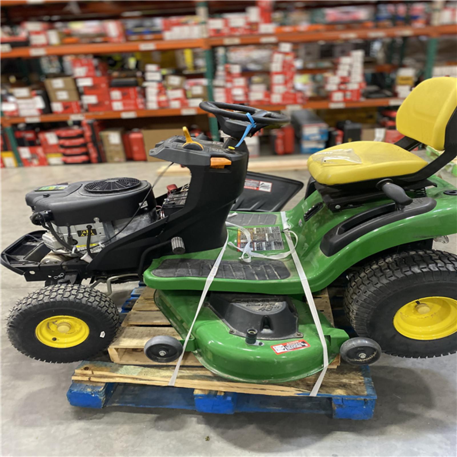 Dallas Location - As-Is John Deere S140 48 in. 22 HP Gas Riding Lawn Mower