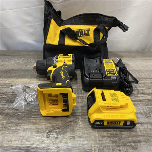 AS-IS DEWALT Atomic 20V Lithium-Ion Cordless Compact 1/2 in. Drill/Driver Kit