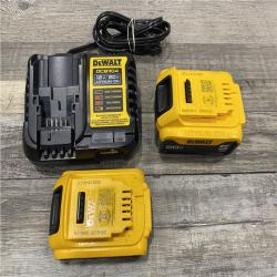 AS-IS DEWALT 20V MAX Lithium-Ion Battery Kit with 5.0Ah and 2.0Ah Battery and Charger
