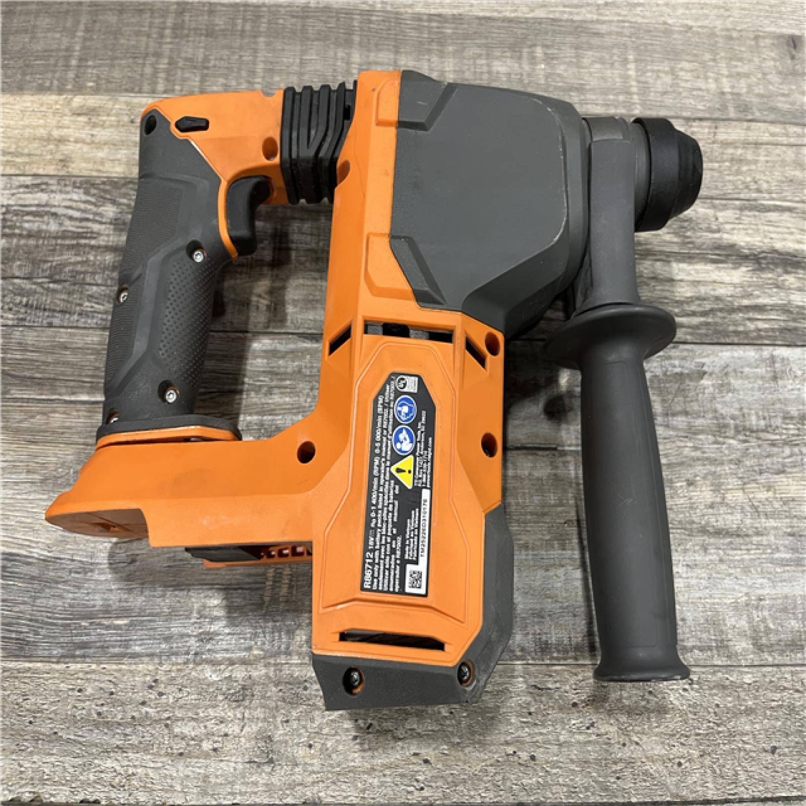 AS-IS RIDGID 18V Brushless Cordless 1 in. SDS-Plus Rotary Hammer (Tool Only)