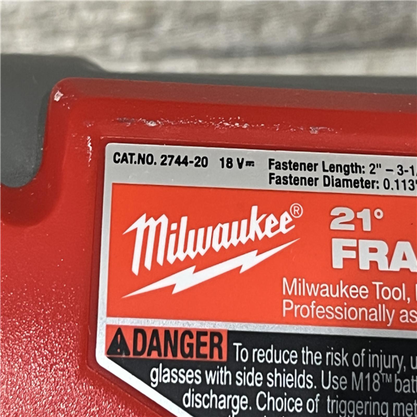 AS-IS Milwaukee FUEL 3-1/2 in. 18-Volt 21-Degree Lithium-Ion Brushless Cordless Framing Nailer (Tool-Only)