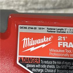 AS-IS Milwaukee FUEL 3-1/2 in. 18-Volt 21-Degree Lithium-Ion Brushless Cordless Framing Nailer (Tool-Only)