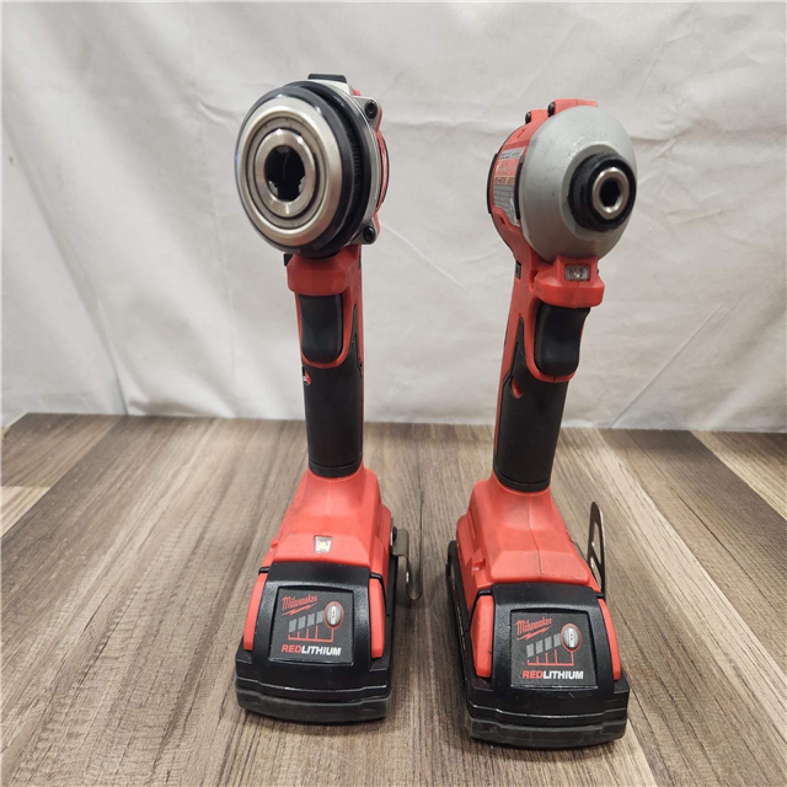 AS-IS- Milwaukee M18 Compact Brushless 2-Tool Combo Kit