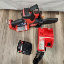 AS-IS Milwaukee M18 FUEL 8 in. 18V Lithium-Ion Brushless HATCHET Pruning Saw Kit with 6Ah High Output Battery and Charger