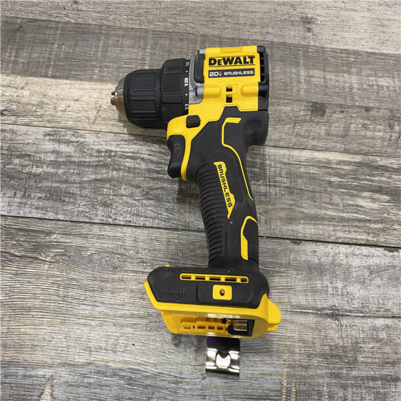 AS-IS DEWALT Atomic 20V Lithium-Ion Cordless Compact 1/2 in. Drill/Driver Kit