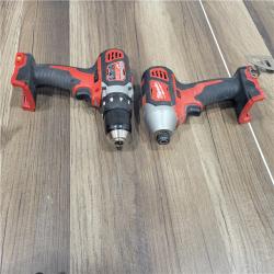 AS-IS Milwaukee M18 18V Cordless Drill/Driver High Performance Combo Kit