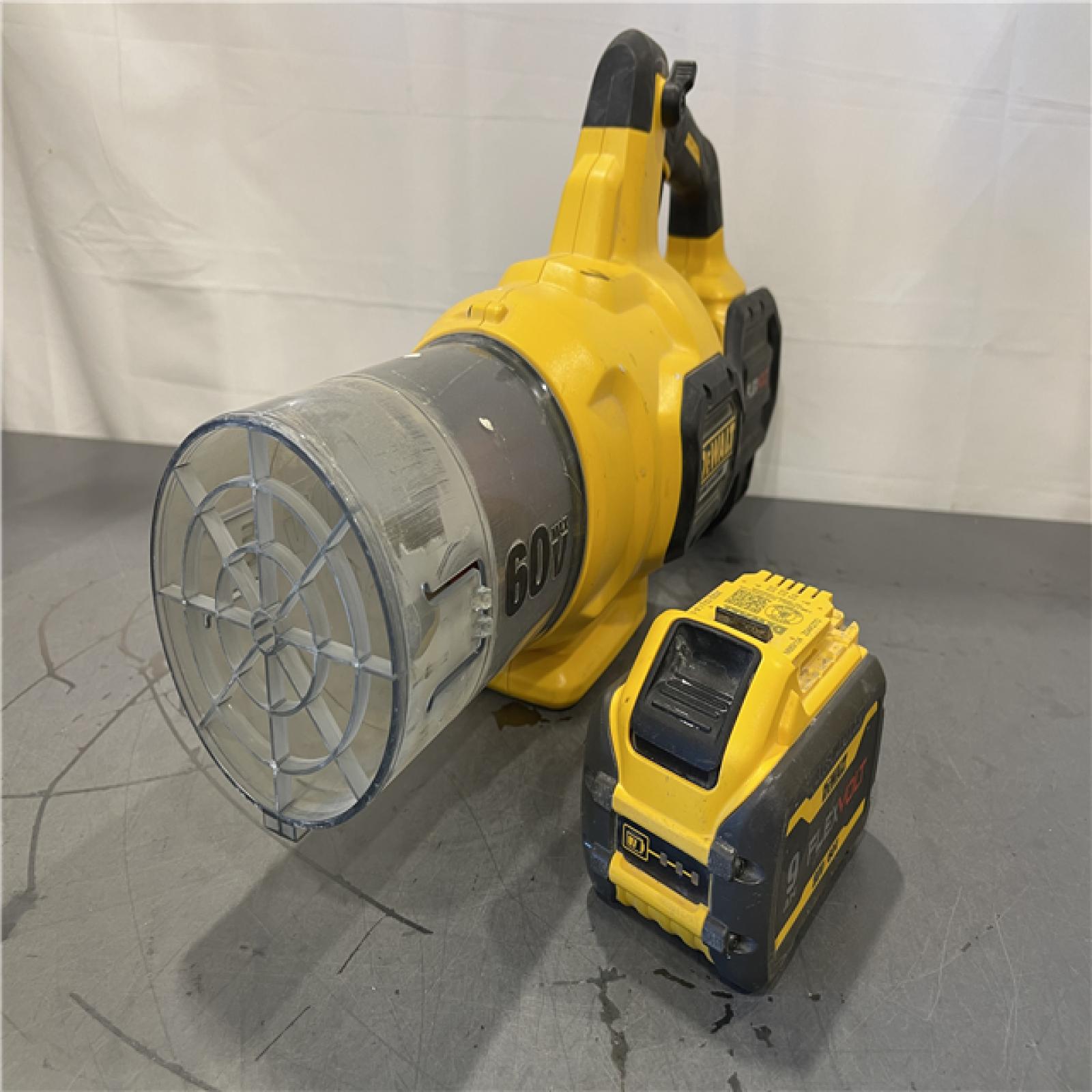 AS-IS - DeWalt FLEXVOLT 60V MAX 125 MPH 600 CFM Brushless Cordless Battery Powered Blower Kit