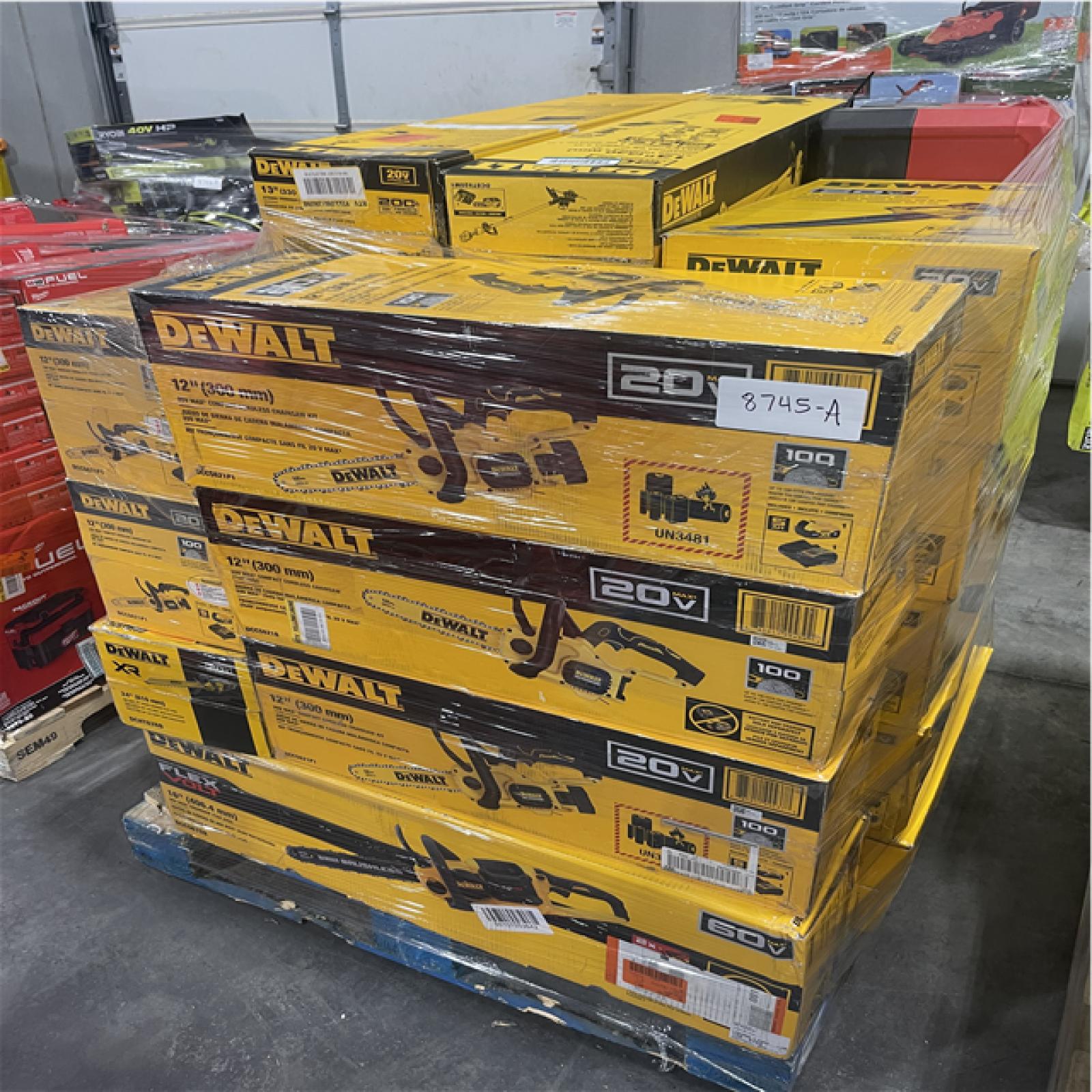Atlanta Location As-Is Power Tools Partial Truckload (9 Pallets) 8745-A
