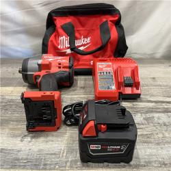 AS-IS Milwaukee FUEL 18V Lithium-Ion Brushless Cordless 1/2 in. Impact Wrench w/Friction Ring Kit