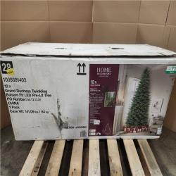 Phoenix NEW Home Decorators Collection 12 ft. Grand Duchess Twinkling Balsam Fir LED Pre-Lit Artificial Christmas Tree
