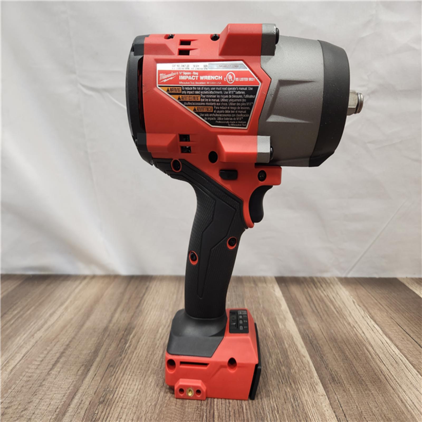 AS-IS- Milwaukee M18 FUEL 18V Lithium-Ion Brushless Cordless 1/2 in. Impact Wrench with Friction Ring (Tool-Only)
